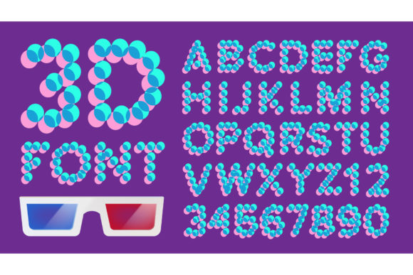 3D Font Pixel Vector: Digital Meets Retro-Futurism