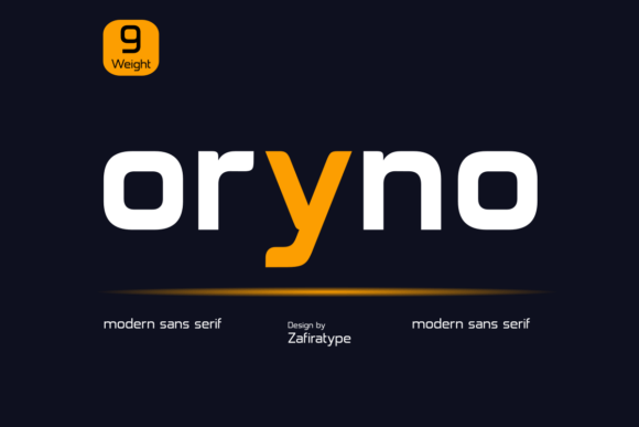 Welcome to Oryno: A Fresh Take on the Modern Sans Serif